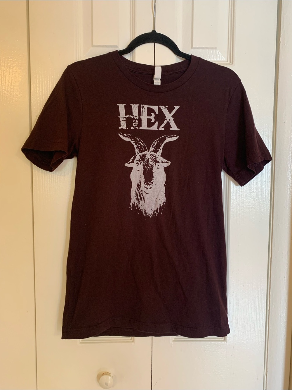 Bella Canvas Dark Brown HEX Goat Graphic Short-Sleeve Tee